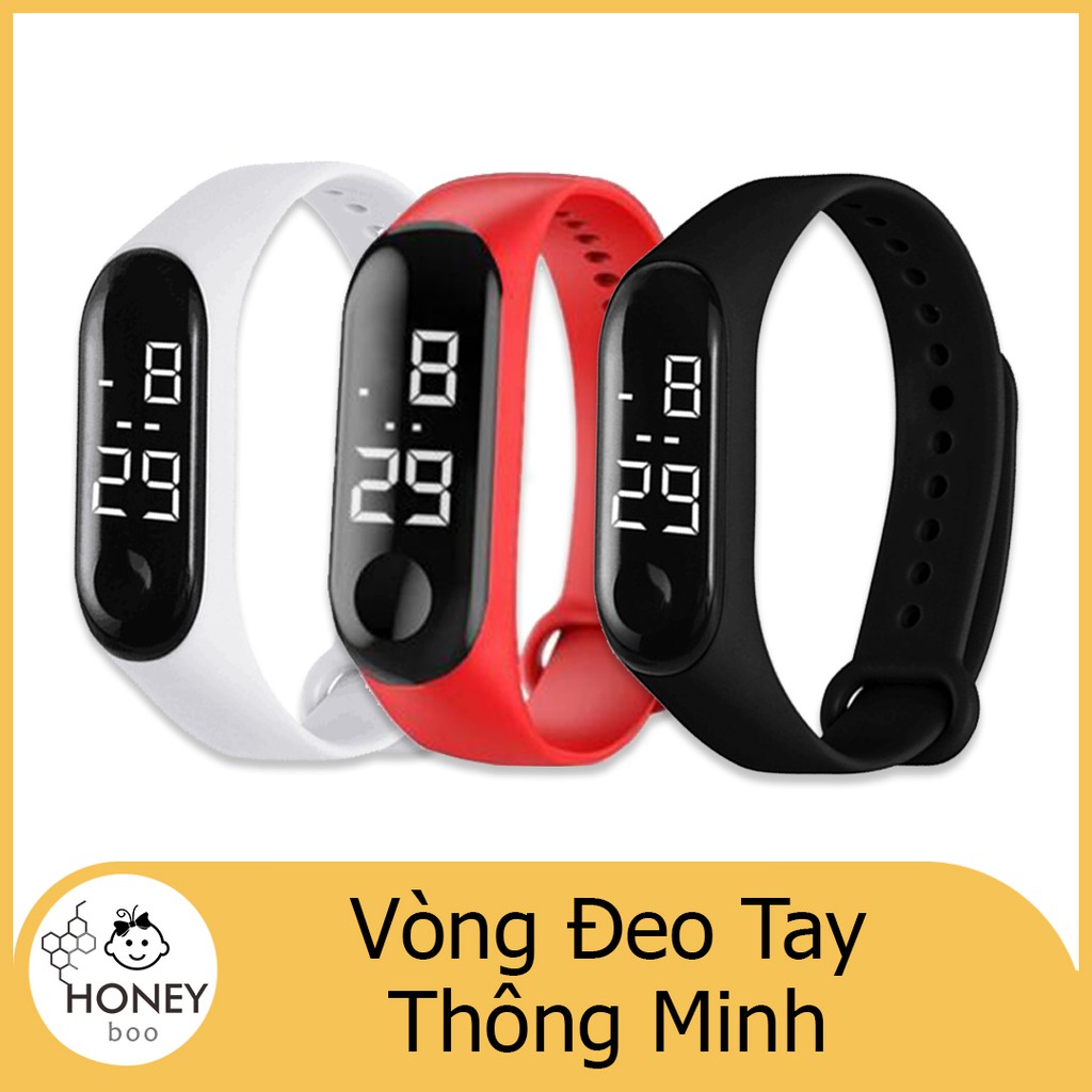 Đồng hồ Ulzzang sport unisex có đèn LED, chống thấm nước hiệu quả【WB-7COLOR】