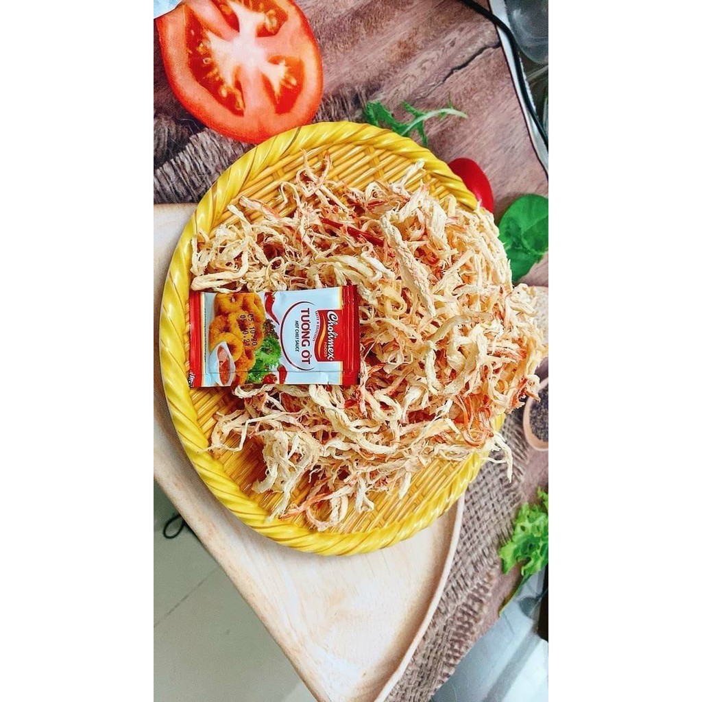 300gr Mực Xé Hấp Nước Dừa
