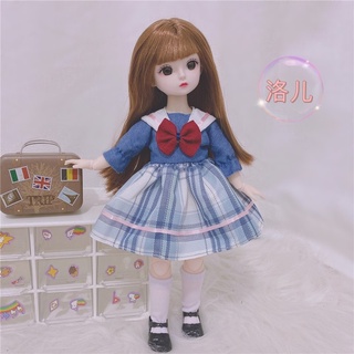 Búp Bê Nữ Sinh Tự Làm Mặc Đồ 1 / 6 30cm
