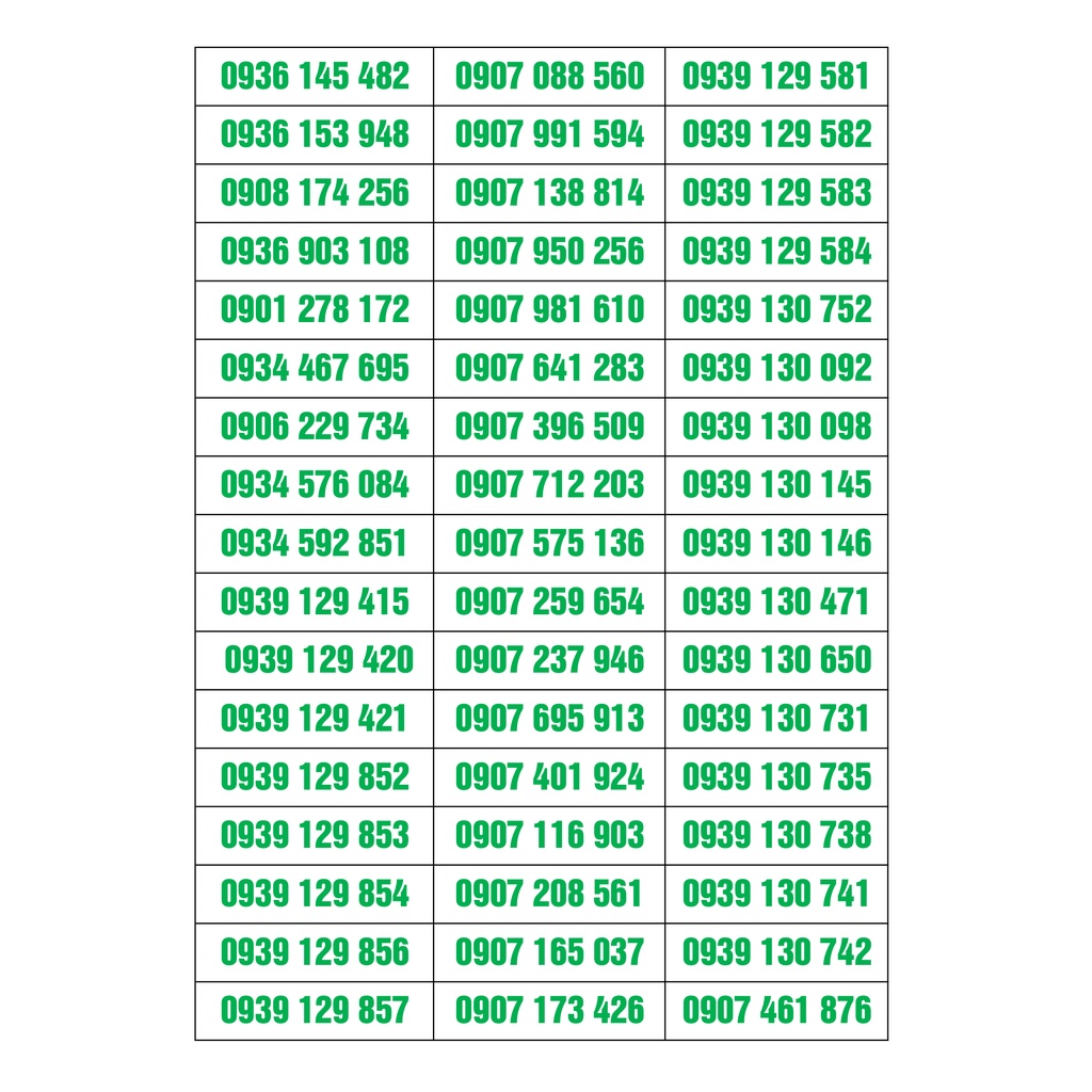 Sim số đẹp mobifone