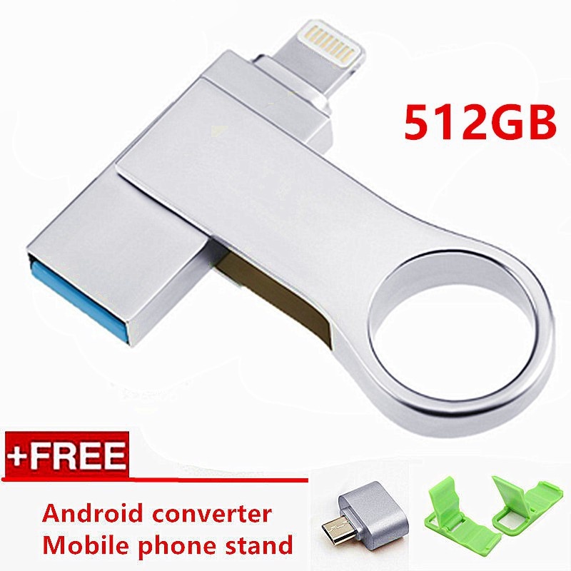 USB Flash Drive bằng kim loại chống thấm nước cho táo tablet táo máy nghe nhạc táo