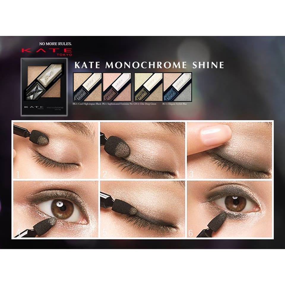 Phấn mắt 4 màu Kate Monochrome Shine  - Nhật