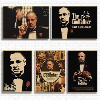 Tranh Treo poster Hoạt Hình Anime Nhật Bản The Godfather Marlon
