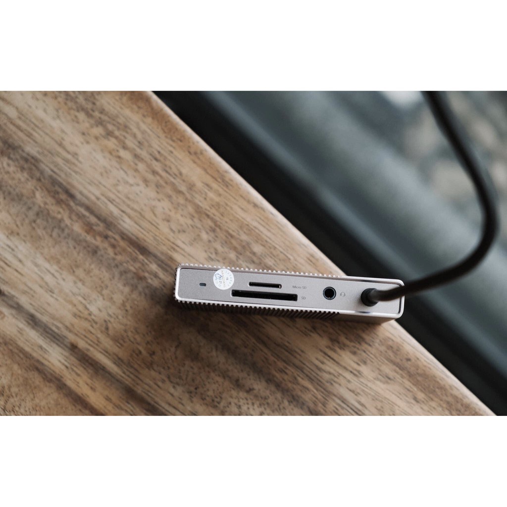 Cổng Chuyển/ Hub USB-C 6in1 HDMI 4K, USB 3.0, SD, MicroSD, USB-C, Jack 3.5mm GEN 2 HyperDrive