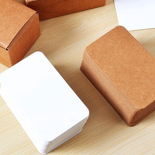 100 thẻ chào mừng trống chưa in tự do sáng tạo