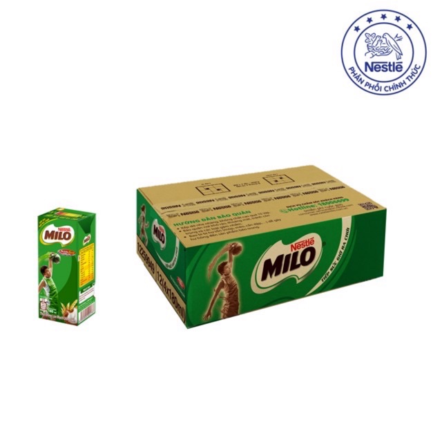 Thùng sữa Milo 180ml ( Date cập nhât)