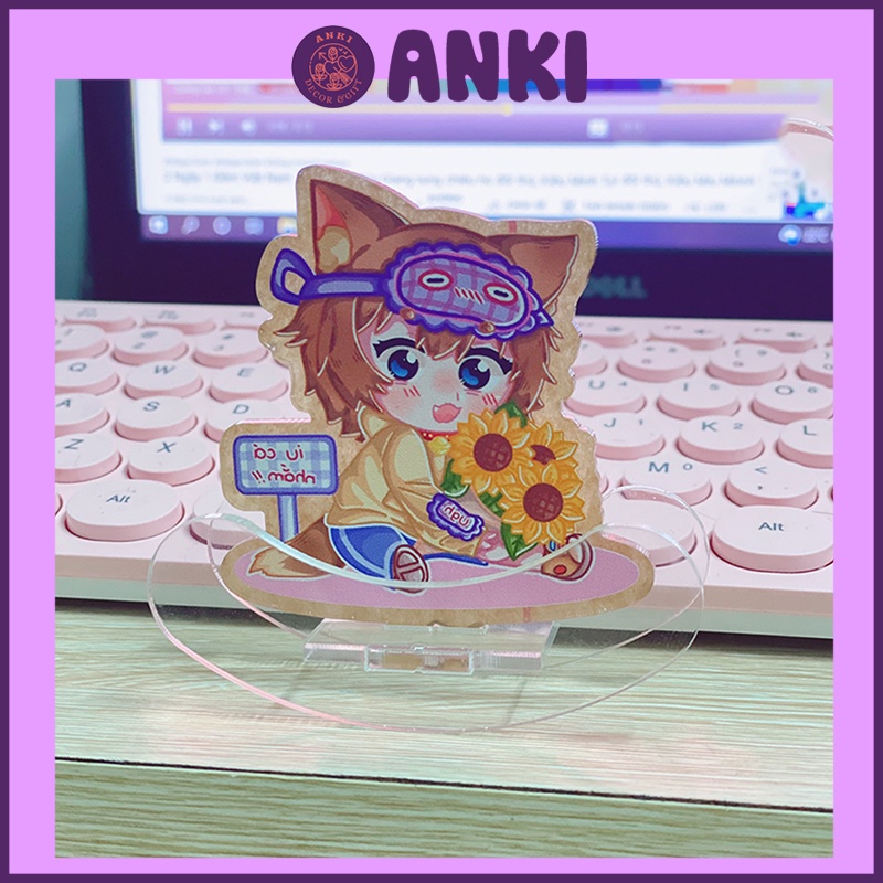 Standee lật đật lắc lư in theo yêu cầu, chibi dễ thương