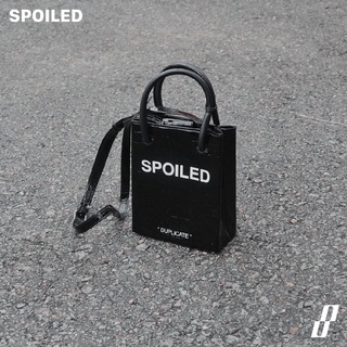 Black mini bag - túi nhỏ spoiled da pu đen