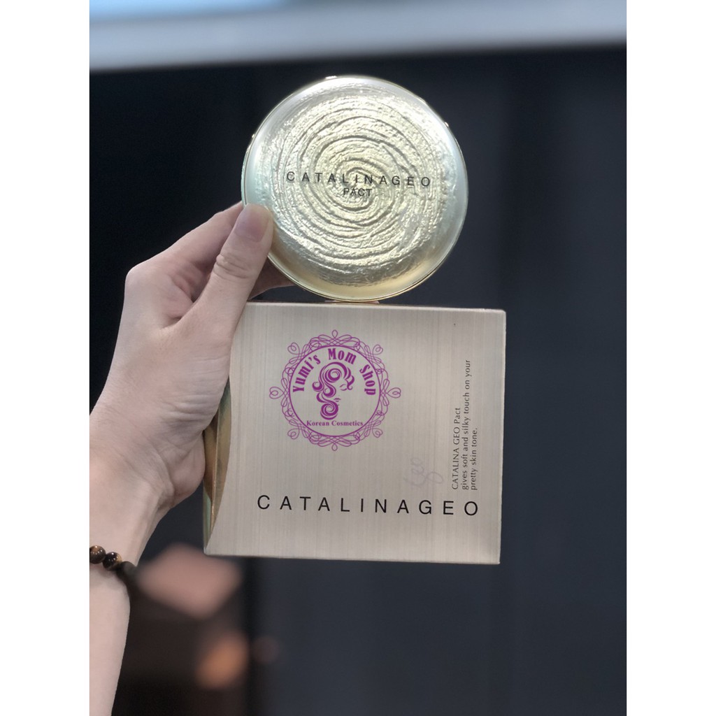 Phấn phủ siêu mịn Catalina Geo Pact 22g