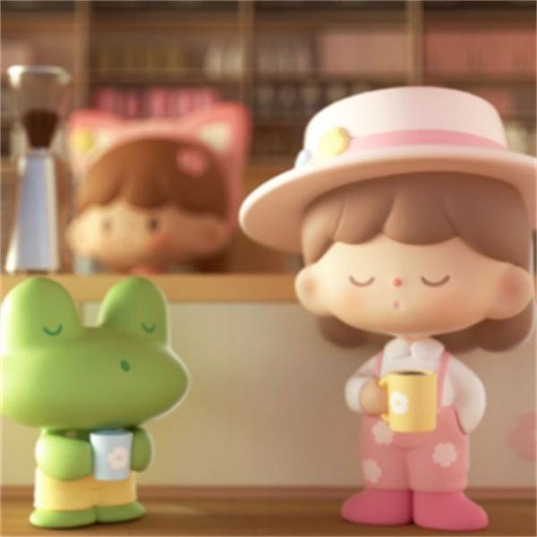 ★Hgtoys★  Búp Bê F.UN Zhuodawawang Hoa Anh Đào Trang Trí Quán Cà Phê Mù Thời Thượng