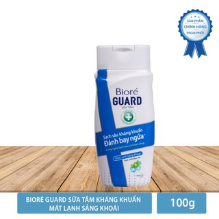 Sữa Tắm Biore Đánh Bay Ngứa Sạch Sâu Lỗ Chân Lông Mát Lạnh Sảng Khoái 100g