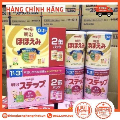 Combo 4 Hộp Sữa Meiji  800g Hàng Nhật Nội Địa Date Mới Nhất