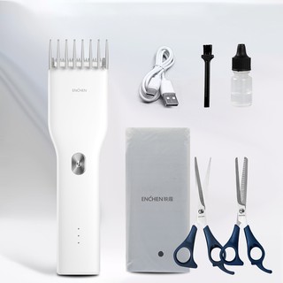[Now -Grap] Tông đơ cắt tóc, tông đơ Xiaomi Enchen Boost, có kèm kéo và áo choàng [hàng chính hãng]