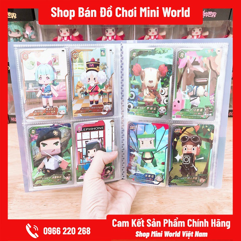 Album Đựng Thẻ Bài Mini World [80 Ngăn Chứa Thẻ Bài]