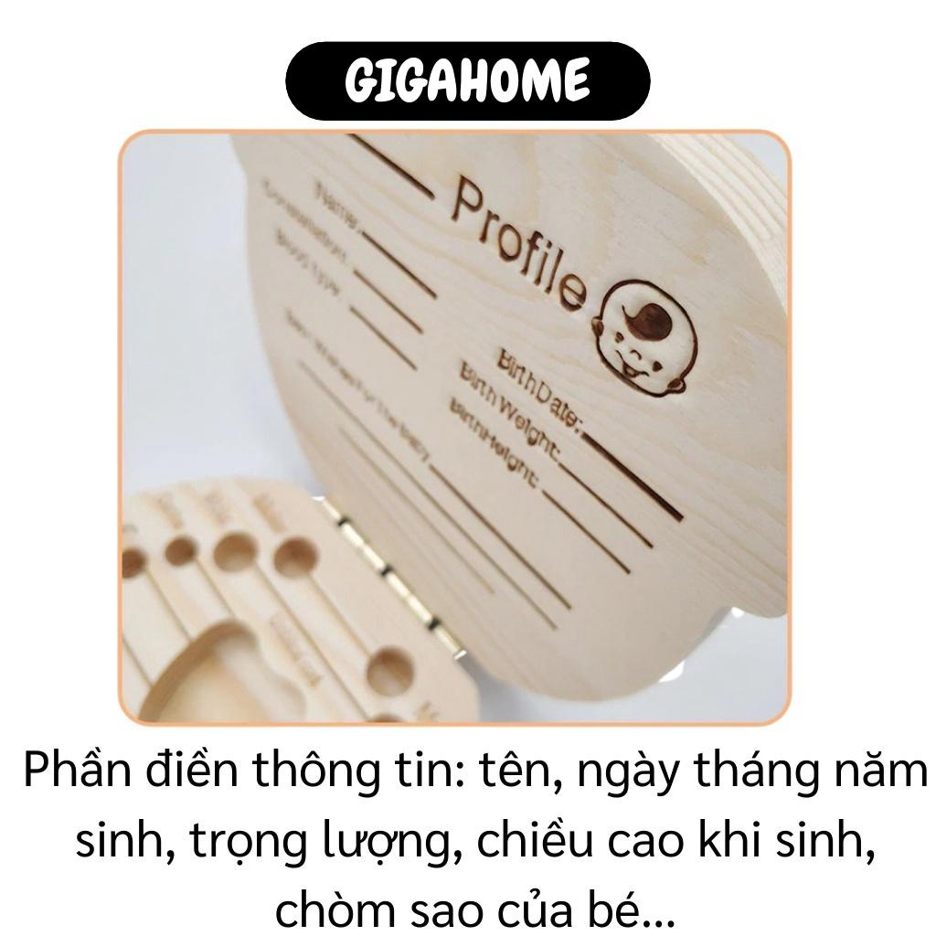 Hộp Đựng Răng Sữa GIGAHOME Khay Lưu Trữ, Cất, Bảo Quản Răng Cho Bé, Giữ Kỉ Niệm Đáng Nhớ 4114