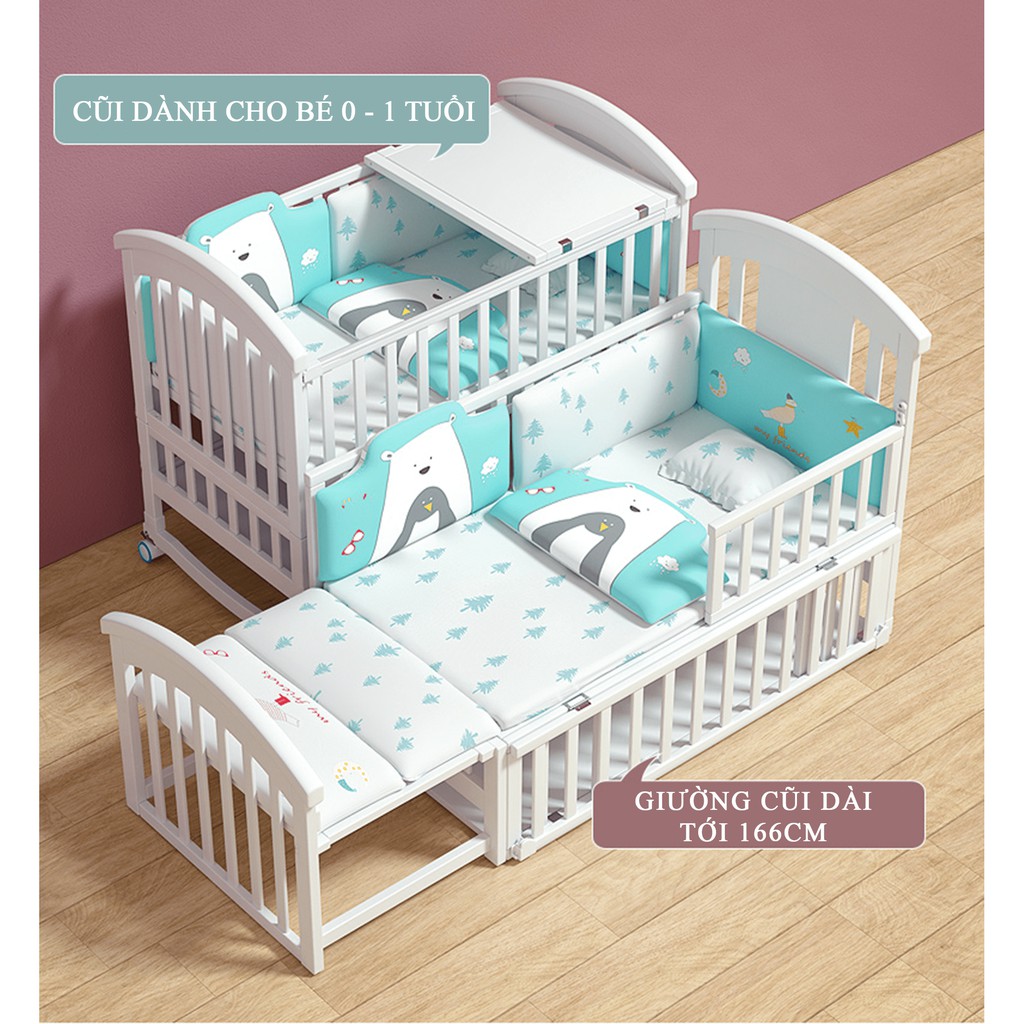 COMBO GIƯỜNG CŨI ĐA NĂNG Runakids