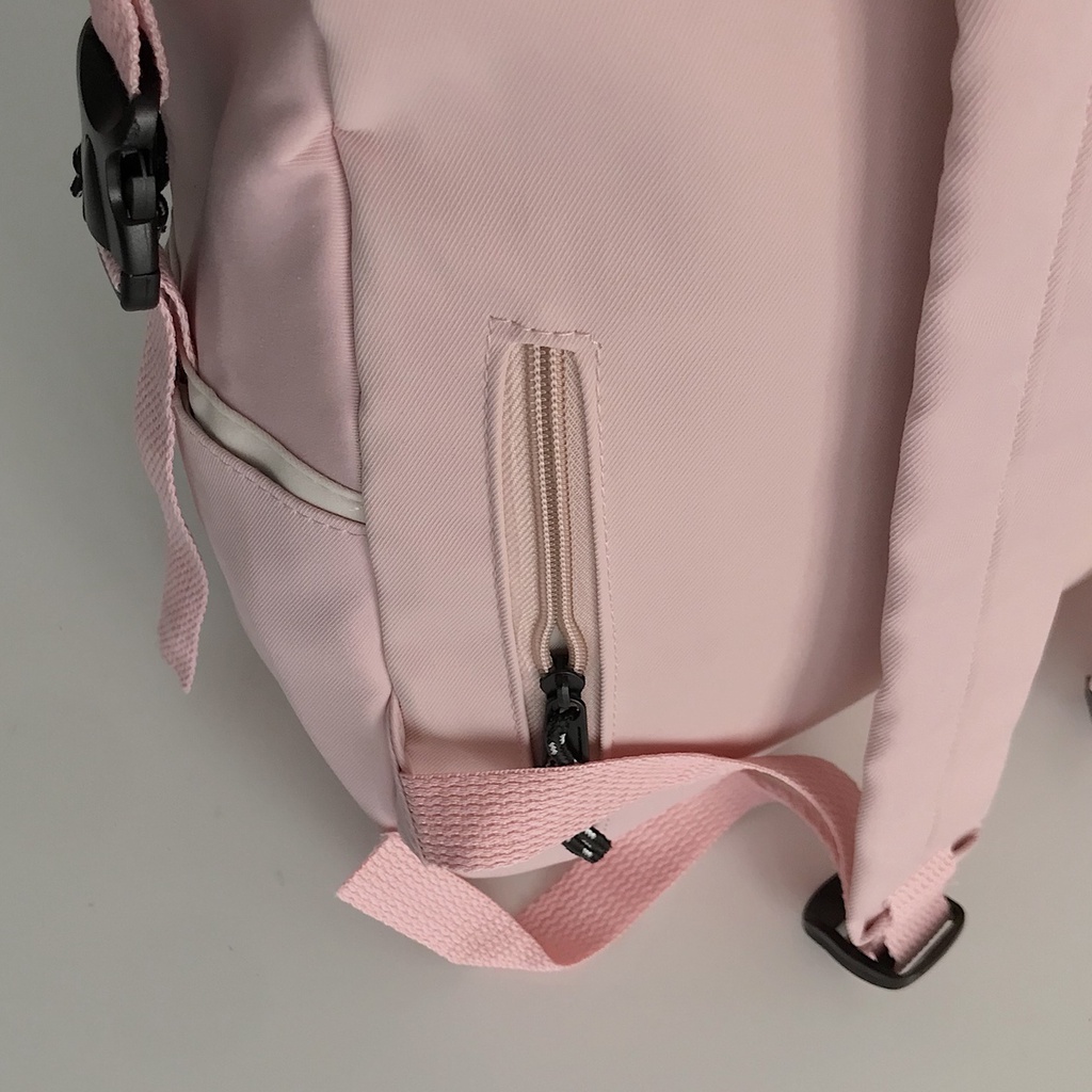 Balo đi học JEM CLOSET Chất Cotton Mịn Trượt Nước Đựng Laptop 15 inch LUBI 6563