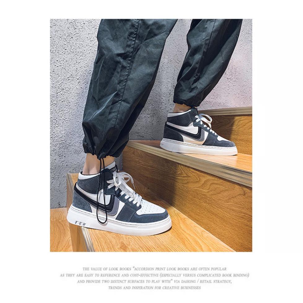 Giày Sneaker Nam TKTMS43 Giày Thể Thao Nam Cổ Cao Hot Trend Kiểu Dáng Trẻ Trung Chính Hãng TKT STORE Size (39-43) | BigBuy360 - bigbuy360.vn