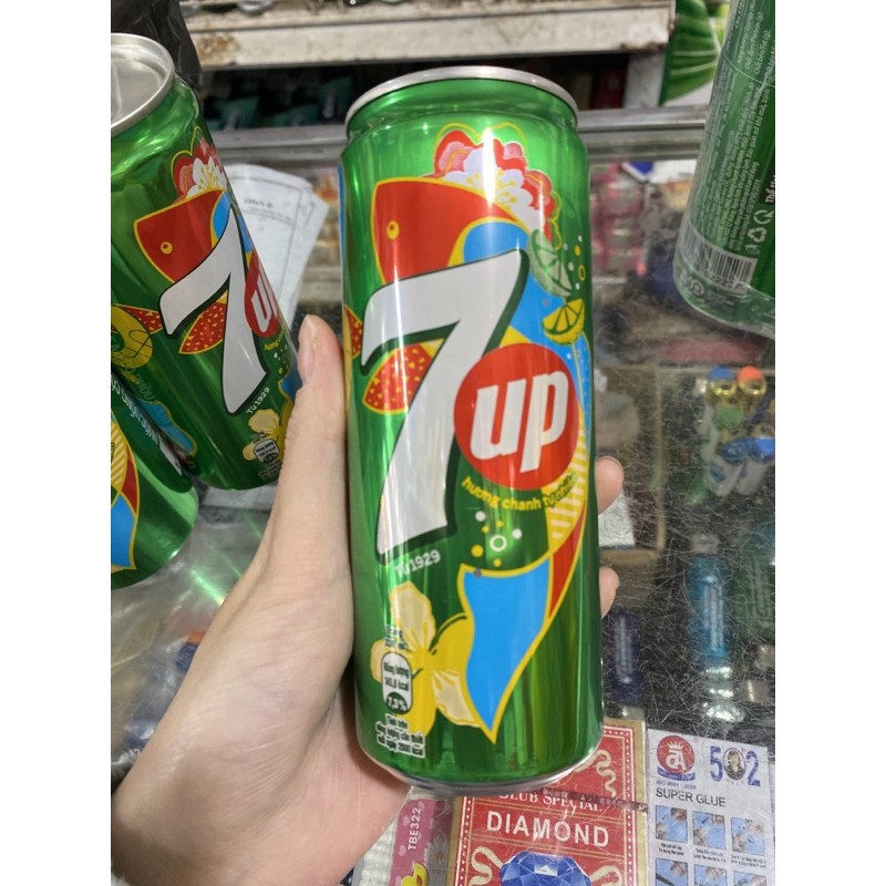 [Beman123]  Nước Ngọt Có Gaz 7Up Lon 330ml