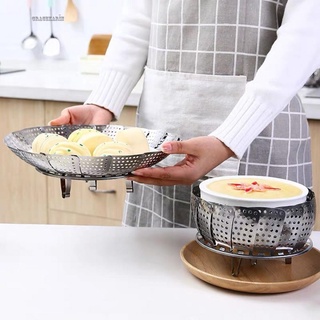Food Steamer Foldable Kitchen Accessories Rack Stainless Steel Pratical