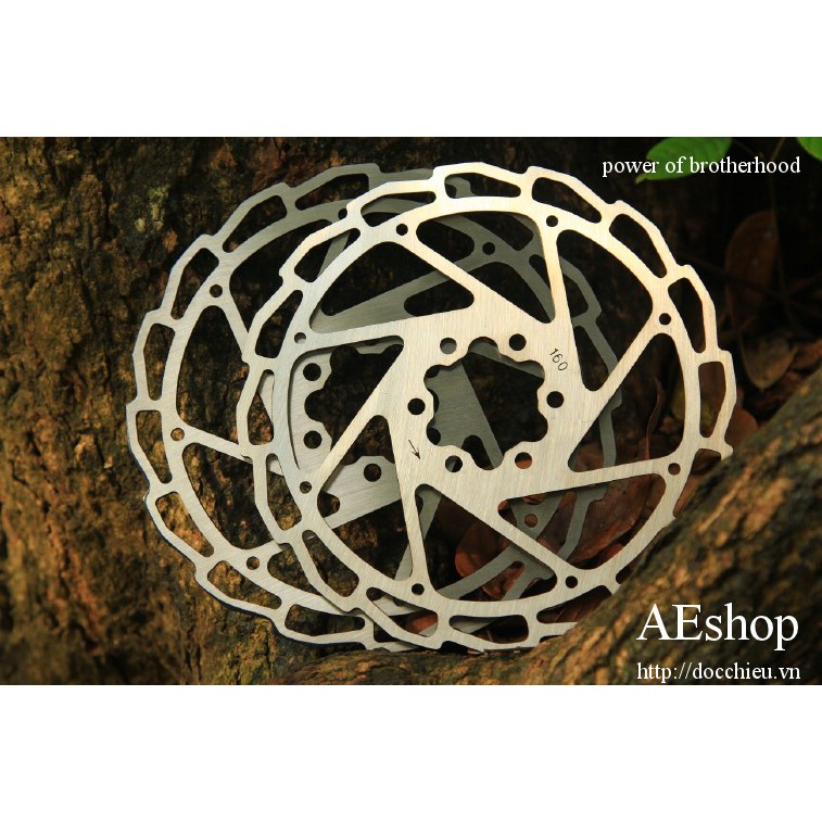 bộ phanh đĩa dây Zoom Taiwan sơn tĩnh điện màu full kèm đĩa phanh che xe đạp