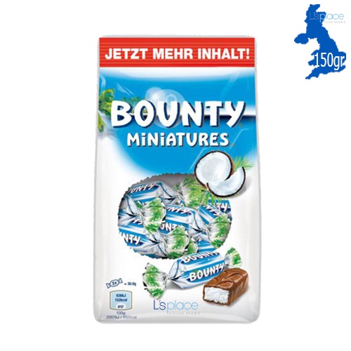 Kẹo Socola Dừa Bounty Miniatures 150g