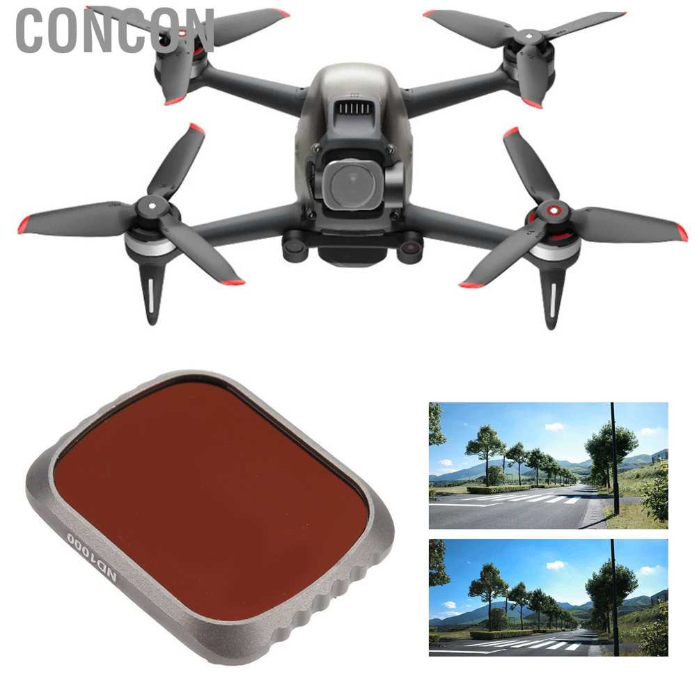 Concon Junestar Aluminum and Optical Glass Drone Lens ND1000 Filter for DJI Mavic Air 2S