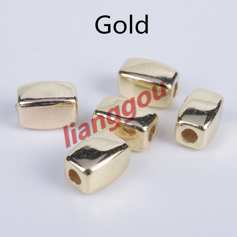 Gói 200 Hạt Xâu (Js360) Cuboid Ccb Làm Đồ Trang Sức Thủ Công