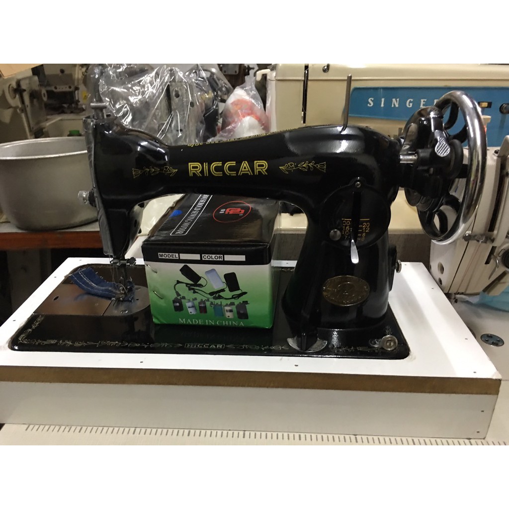 MÁY MAY GIA ĐÌNH CỔ ĐIỂN RICCAR NHẬT CHÍNH GỐC BAO CHECK