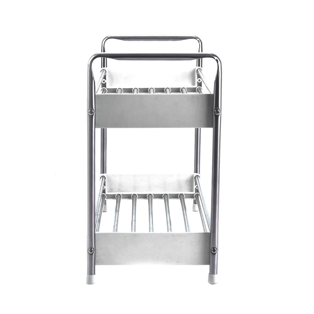 HomeBase KECH Kệ bếp 2 tầng bằng thép không gỉ 304 HBS-02W Thái Lan W40xD16xH28.1cm