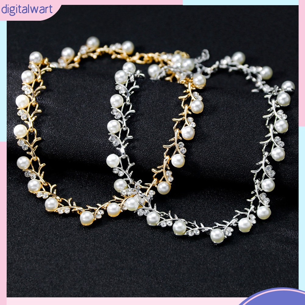 Bộ Trang Sức Đính Ngọc Trai Nhân Tạo Thời Trang Sang Trọng Dành Cho Nữ