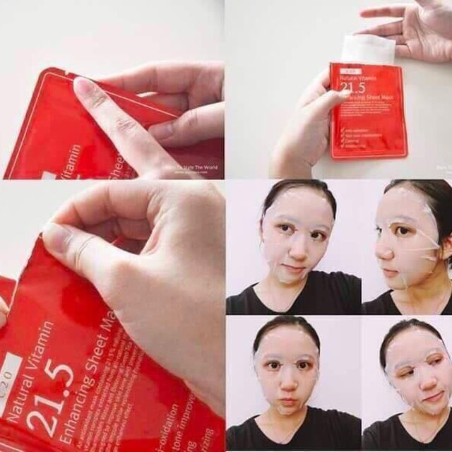 Mặt Nạ Giấy OST Natural Vitamin 21.5 Enhancing Sheet Mask