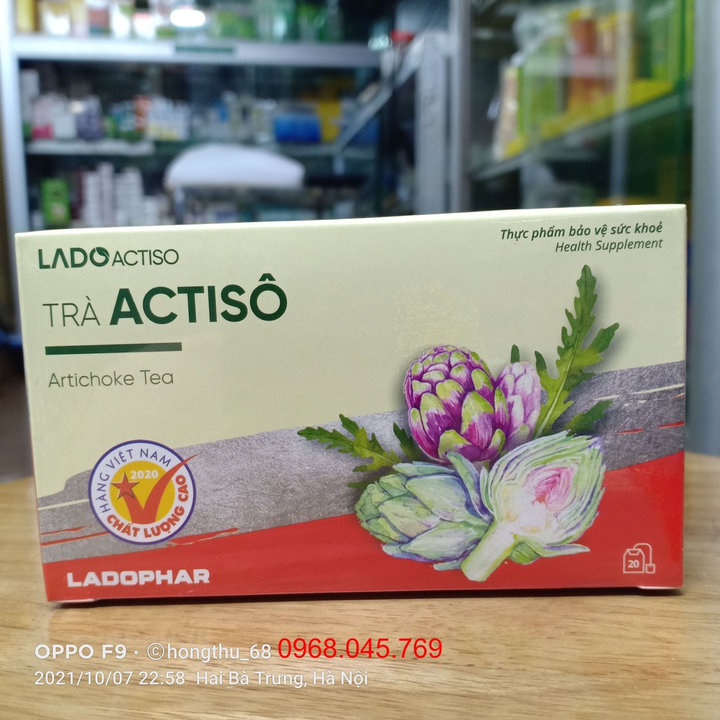 Trà Actisô - Hộp 20 Túi Lọc x 2g