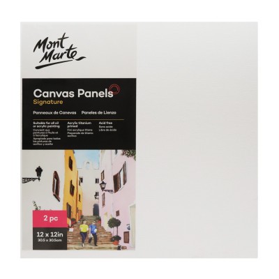 Canvas Panels Mont Marte CMPL - Bề mặt phủ sẵn lớp nền cho màu acrylic