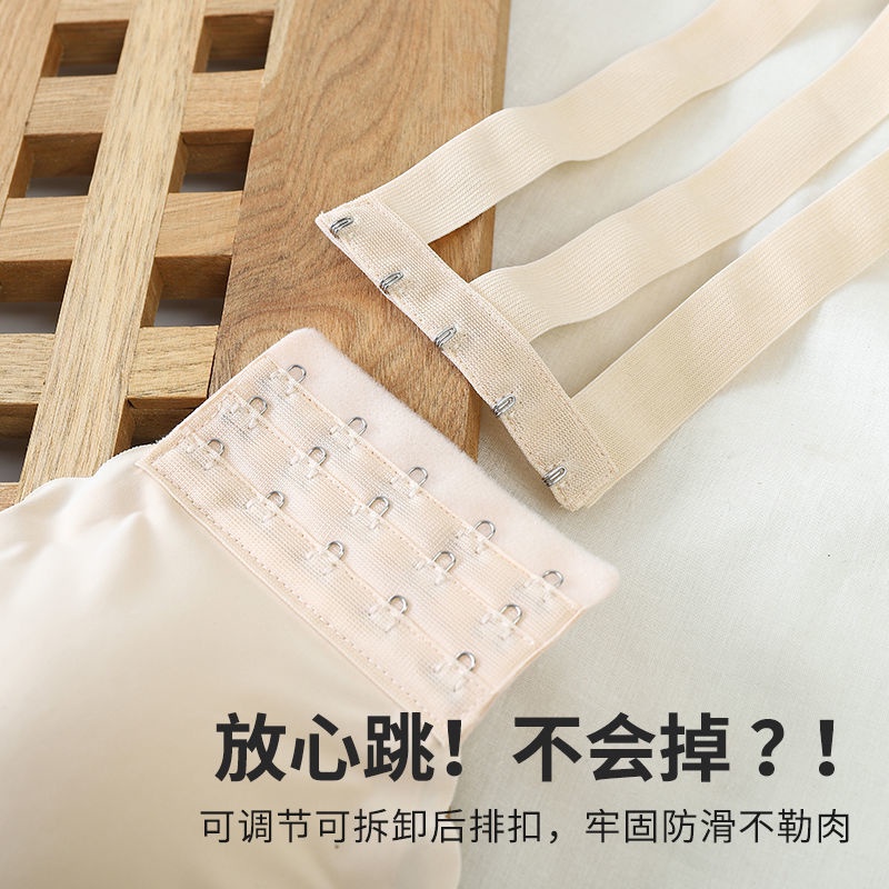 Áo Lót Ống Mỏng Không Dây Phối Bèo Và Đệm Ngực Đính Nơ Phong Cách Mới Cho Nữ