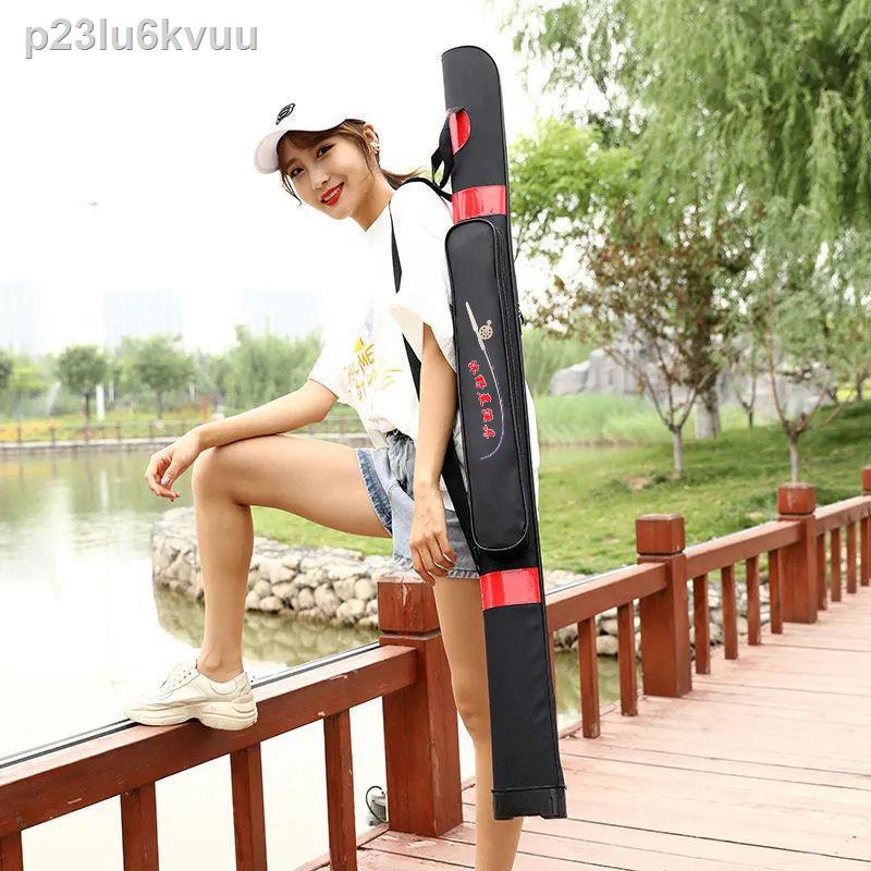 ☑ p23lu6kvuuTúi đựng cần câu cá túi 85cm1,25m 1,3m cầm tay ô dù dụng cụ đa chức năng