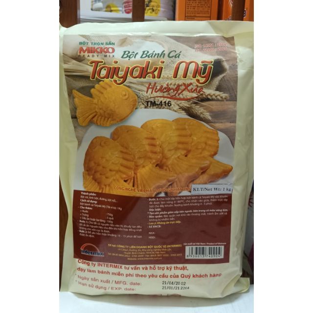 Bột bánh cá Taiyaki Mỹ bịch 1 kg