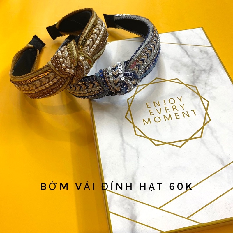 Bờm vải, bờm da đính nơ