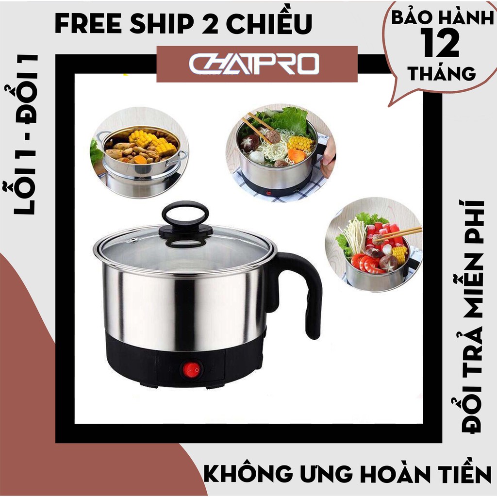 [Hàng Loại 1] Nồi lẩu mini siêu tốc siêu tiện lợi, Nồi lẩu mini văn phòng cao cấp - Bảo hành 12 tháng