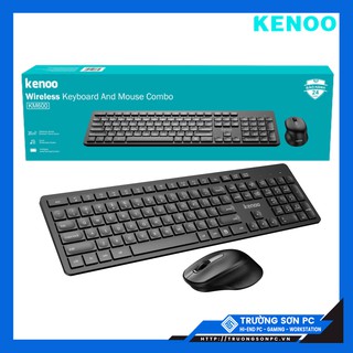 Bộ Bàn Phím Chuột Không Dây KENOO KM600 | USB Wireless