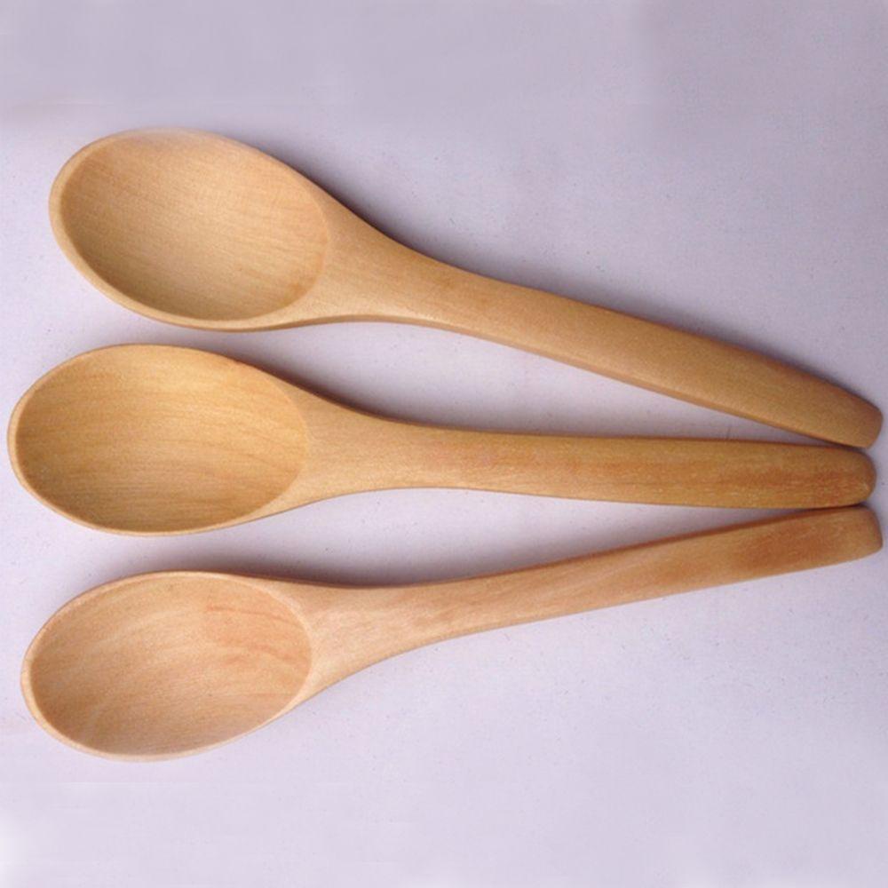 YIYU Set 6 Muỗng Gỗ Khuấy Cà Phê Mới
