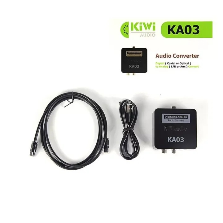 Bộ chuyển đổi quang học âm thanh Kiwi KA03 - Hàng Chính Hãng - Gia Khang Shop
