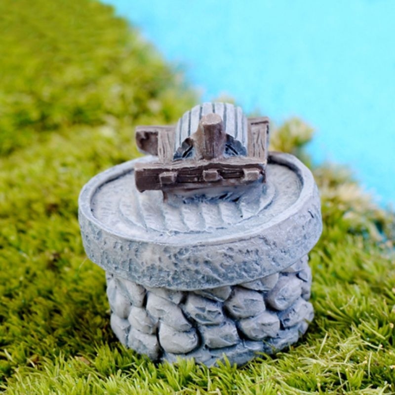 Đồ trang trí đá mài mini trang trí sân vườn