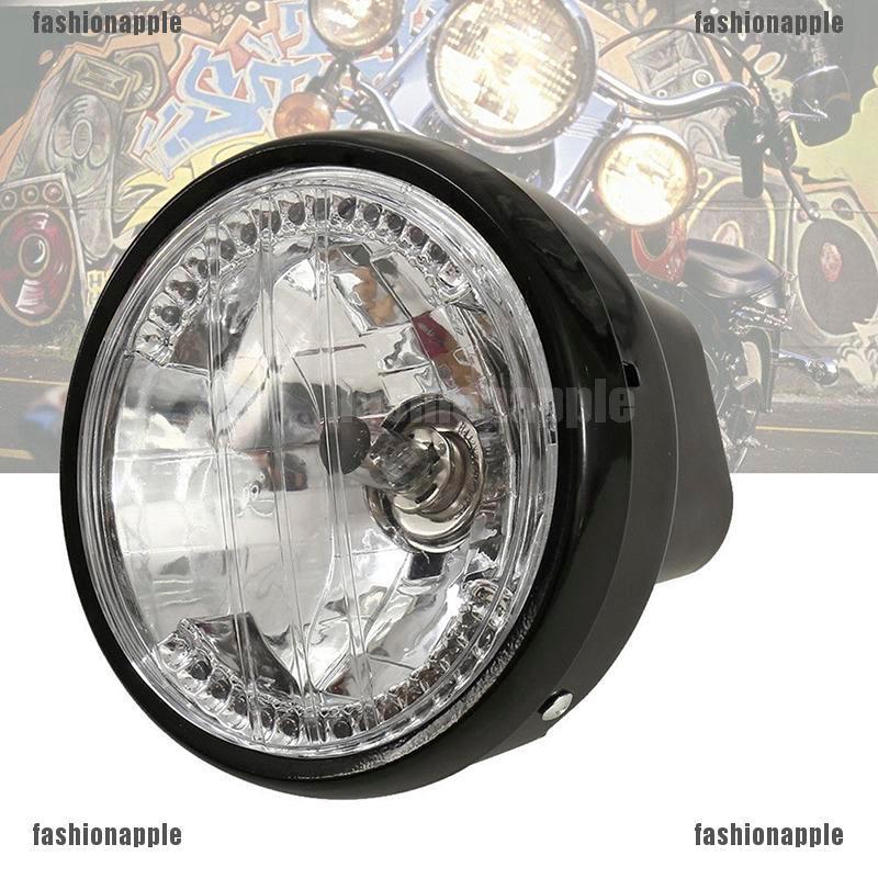 ❀❀ Đèn Pha LED Tín Hiệu 7Inch Kèm Giá Đỡ Cho Xe Mô Tô