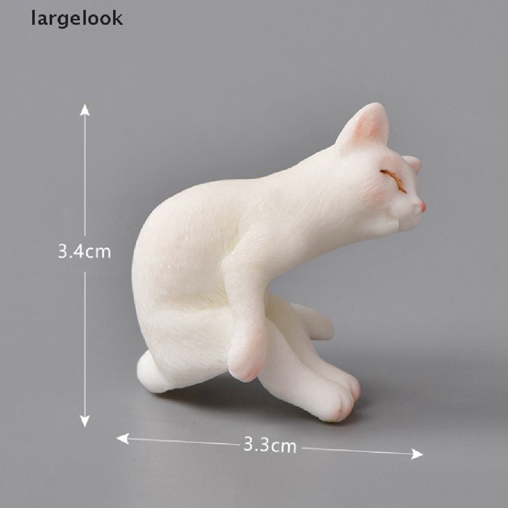 1 Mô Hình Mèo Con Dễ Thương Trang Trí Nhà Búp Bê ♨Nóng Bỏng
