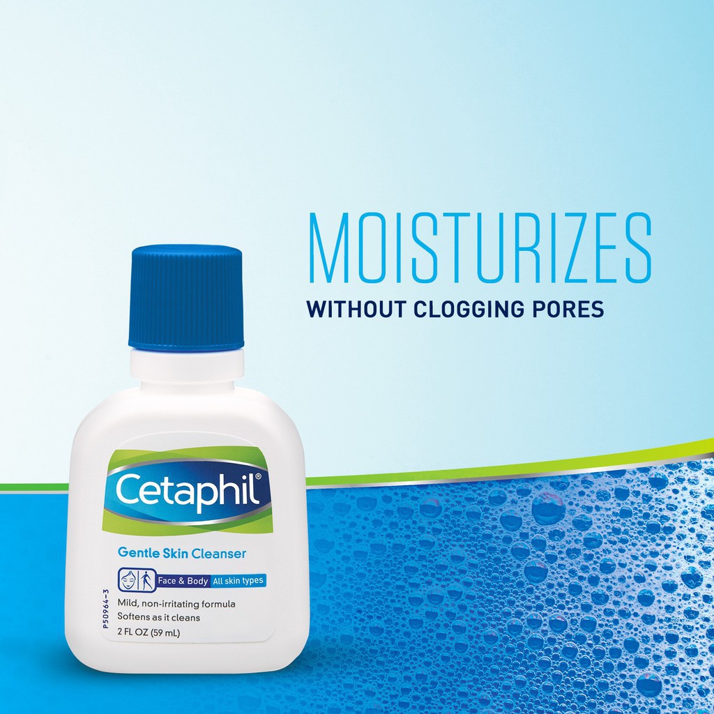 SỮA RỬA MẶT CETAPHIL Gentle Skin Cleanser Làm Sạch Dịu Nhẹ cho Da Nhạy Cảm 500ml/125ml