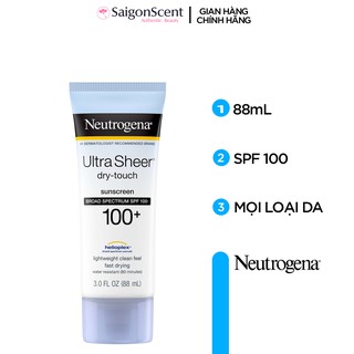 Kem chống nắng Neutrogena Ultra Sheer Lotion SPF 100+ ( 88mL )
