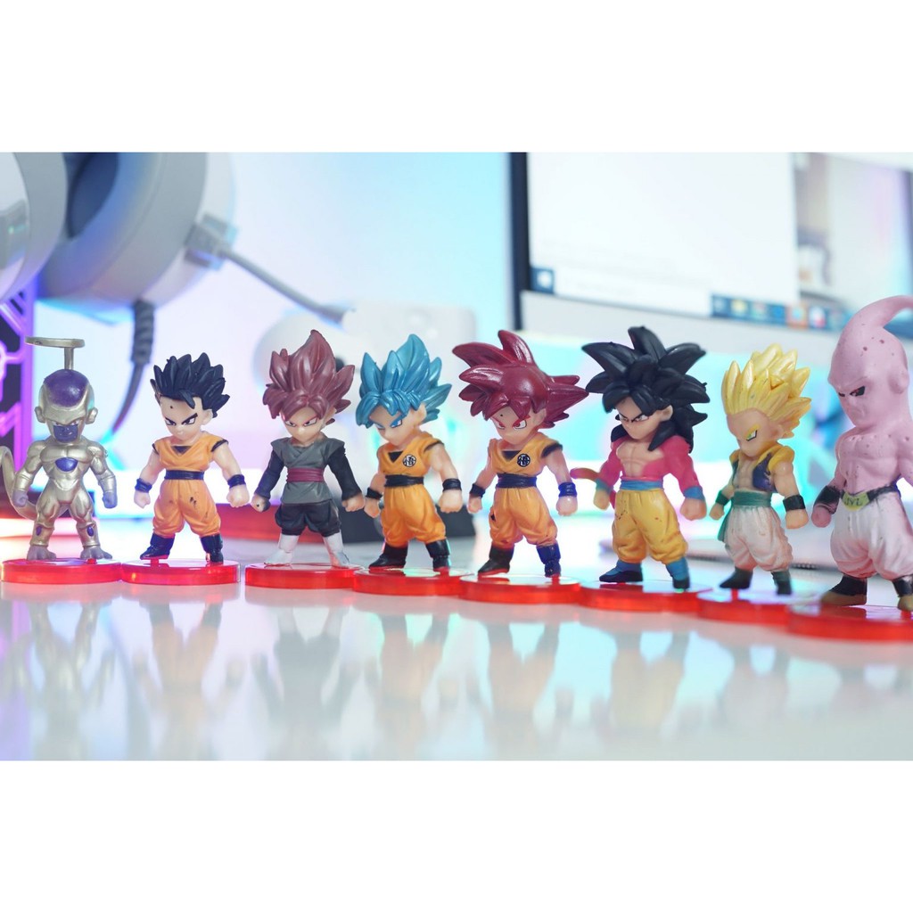 BỘ 8 MÔ HÌNH DRAGON BALL CHIBI 6CM