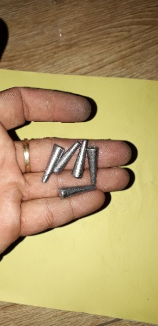 Sét 5 viên chì nhọn xuyên tâm loại 5 gam