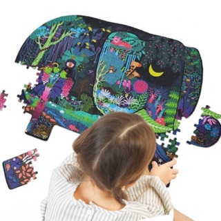 Ghép hình puzzle voi, khủng long MiDeer